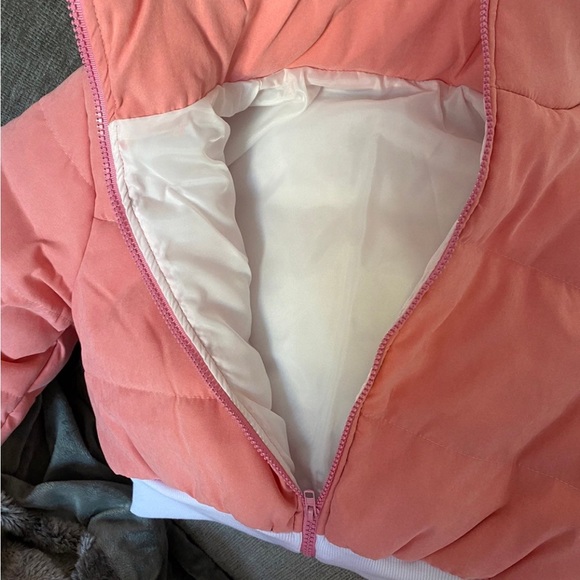 New never worn crop puff style jacket with the mini puff skirt. - Picture 2 of 5